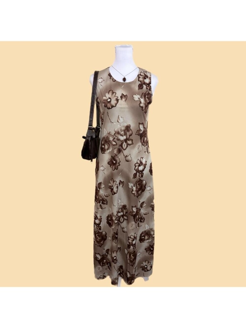 90s floral whimsygoth maxi dress